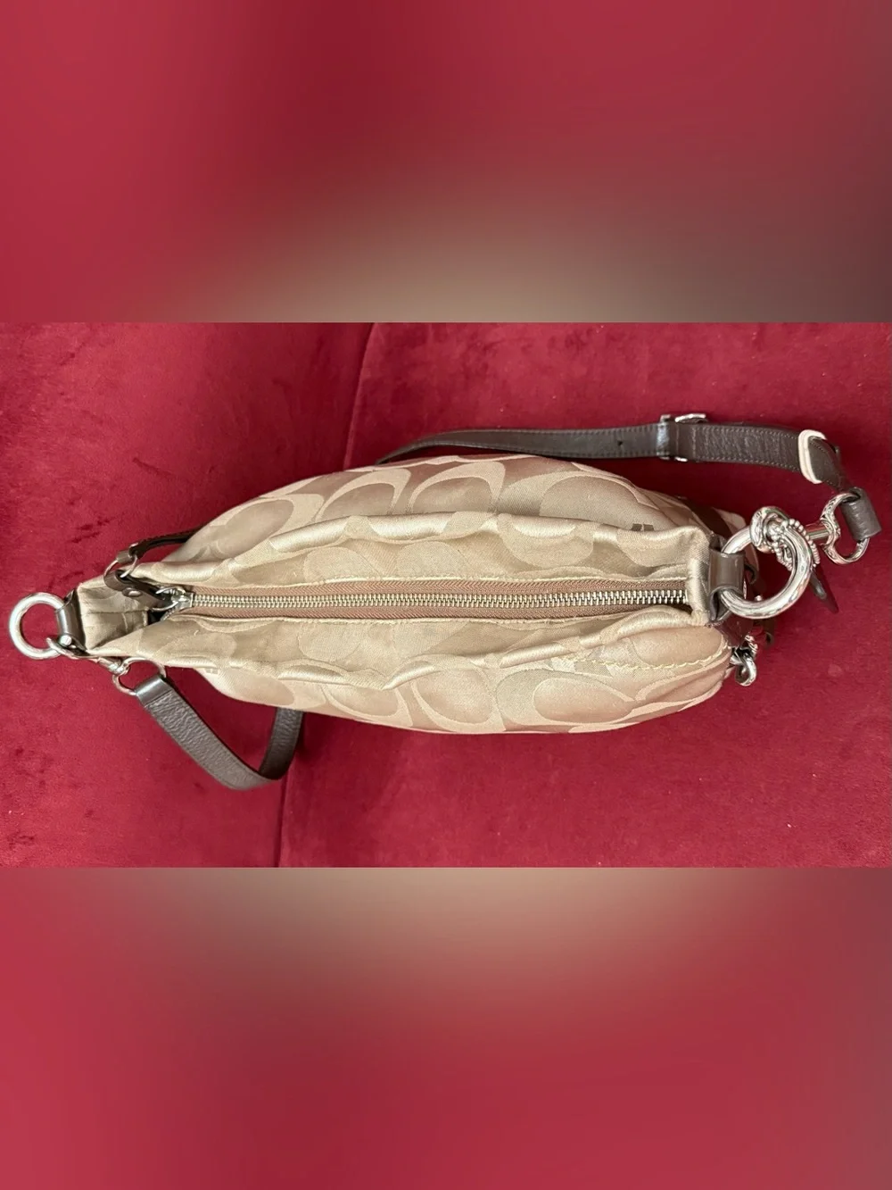 Coach satin signature